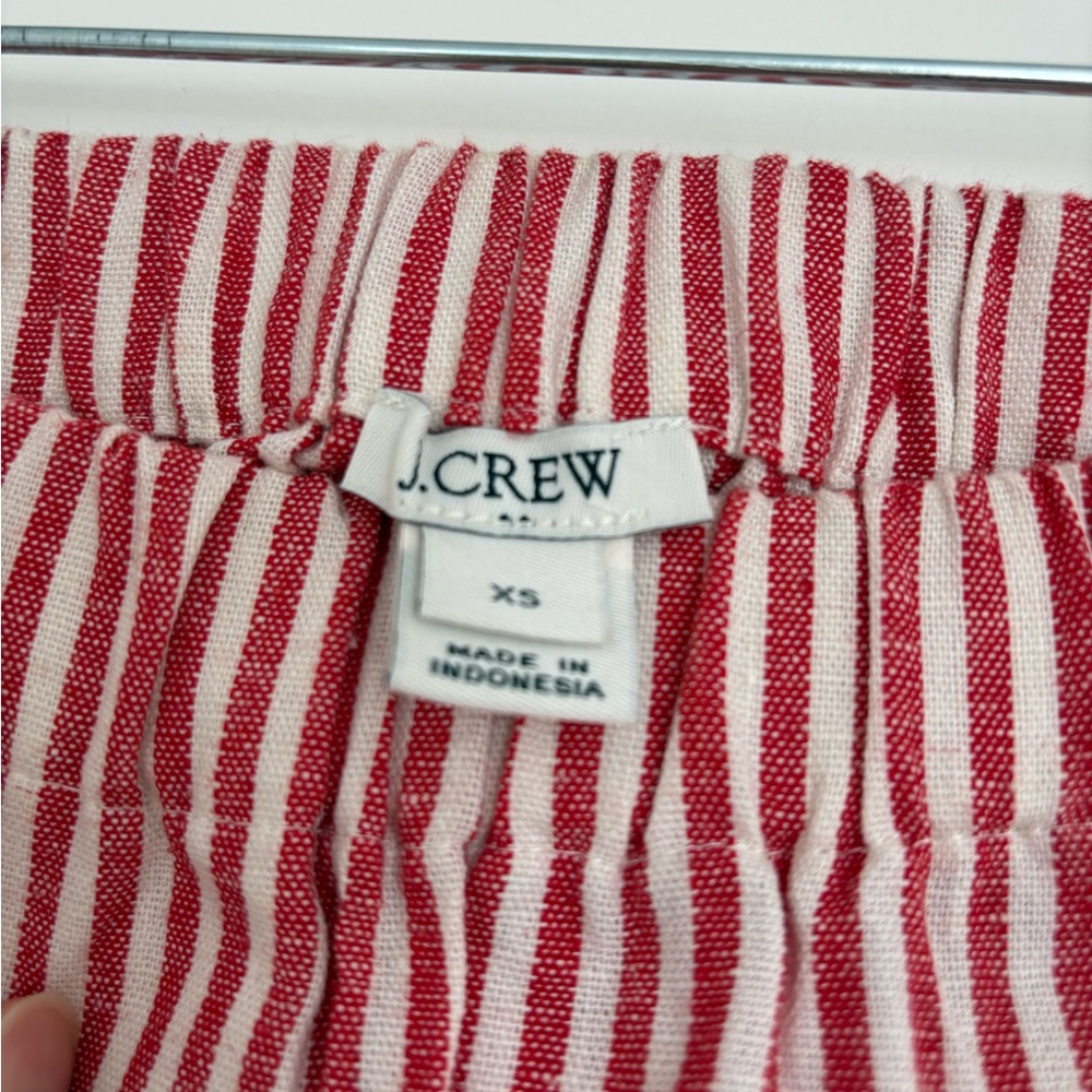 J. Crew Red and Blue Striped A-Line Cotton Skirt Bundle - Picture 3 of 5